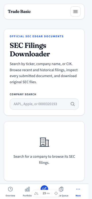 SEC Filings Downloader